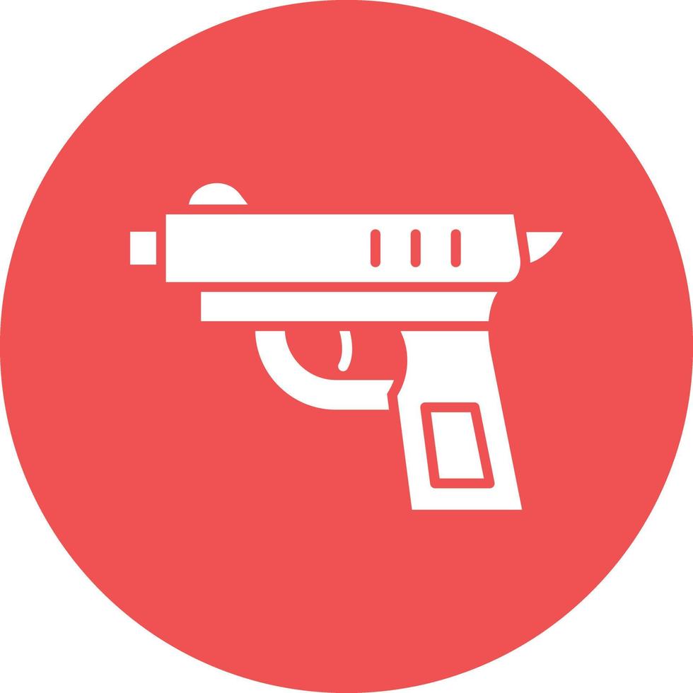 vector diseño pistola icono estilo