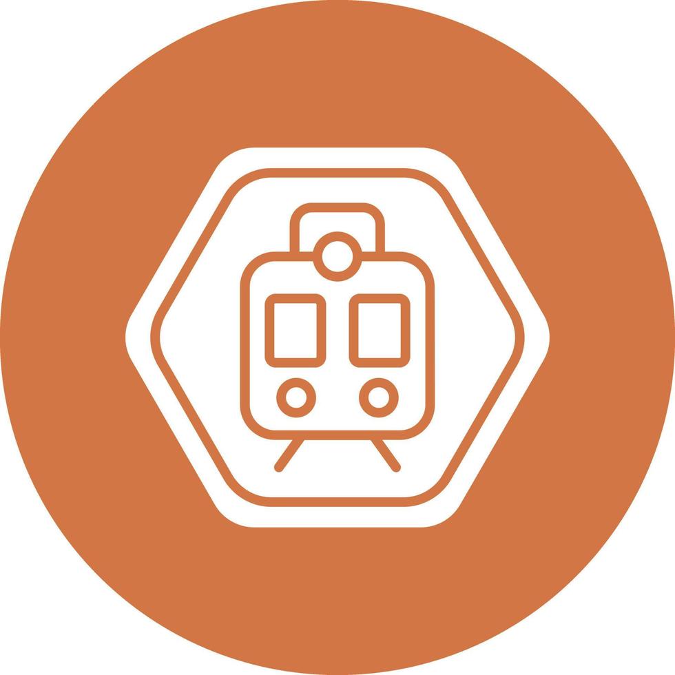 Vector Design Railroad Crossing Icon Style