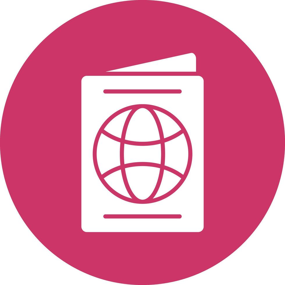 Vector Design Passport Icon Style