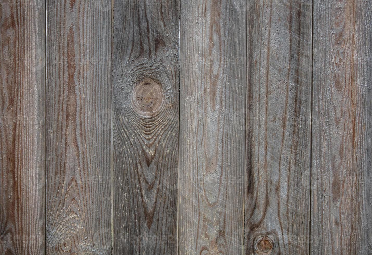 The structure of a wooden fence. photo