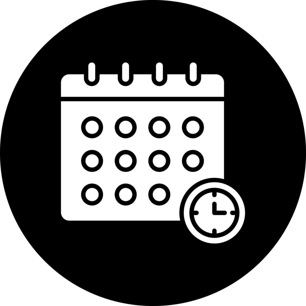 calendario vector icono estilo