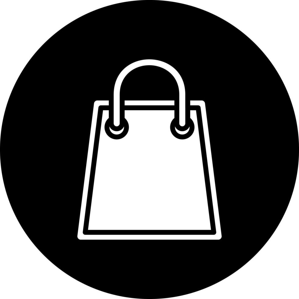 compras bolso vector icono estilo