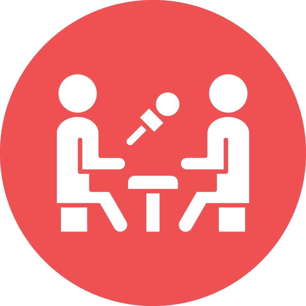 Vector Design Interview Icon Style