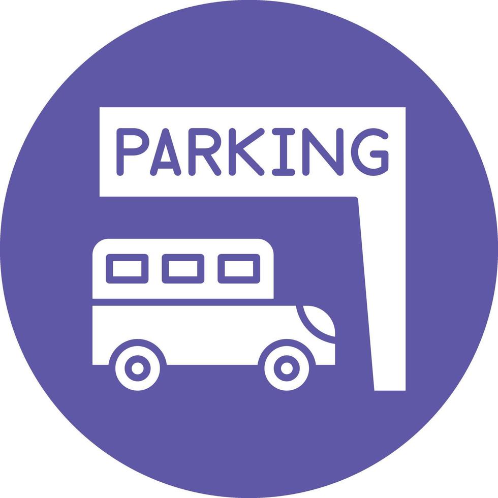 Vector Design Parking Icon Style