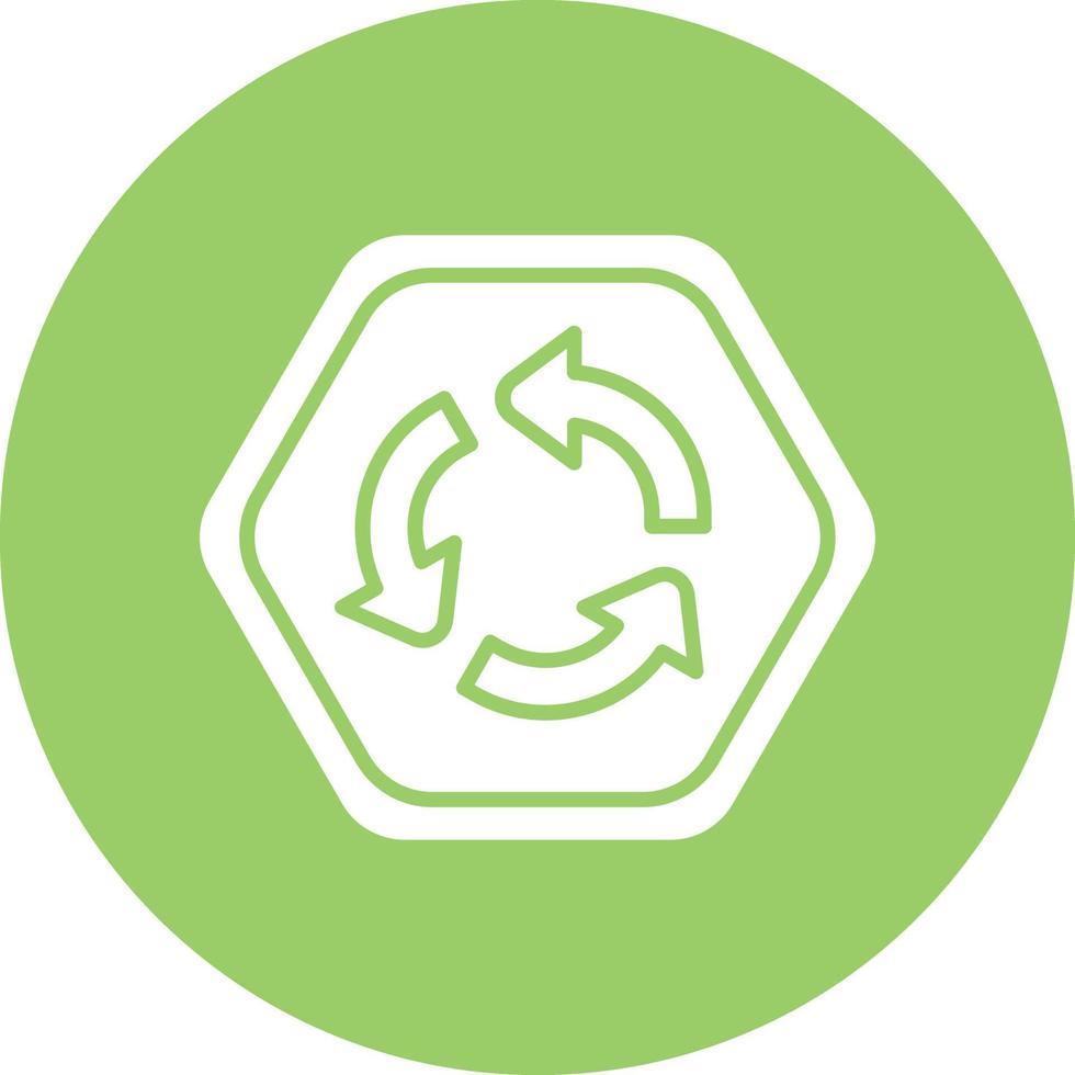 Vector Design Roundabout Icon Style