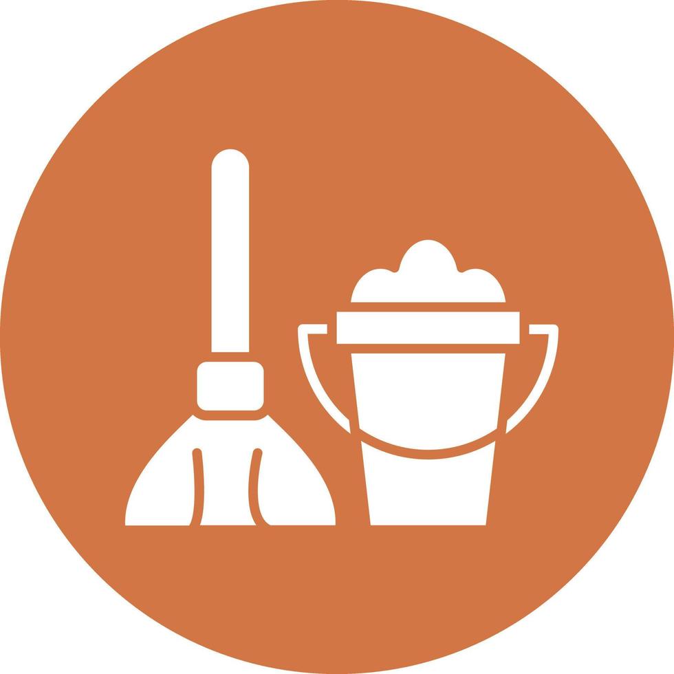 Vector Design Mop Icon Style