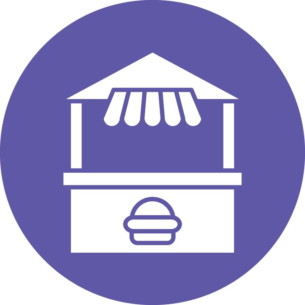 Vector Design Burger Cart Icon Style