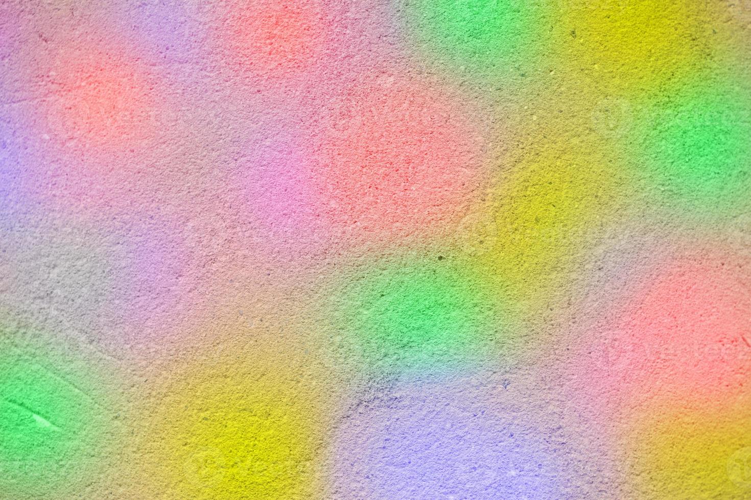 Multi-colored concrete texture with potholes and scratches closeup. photo