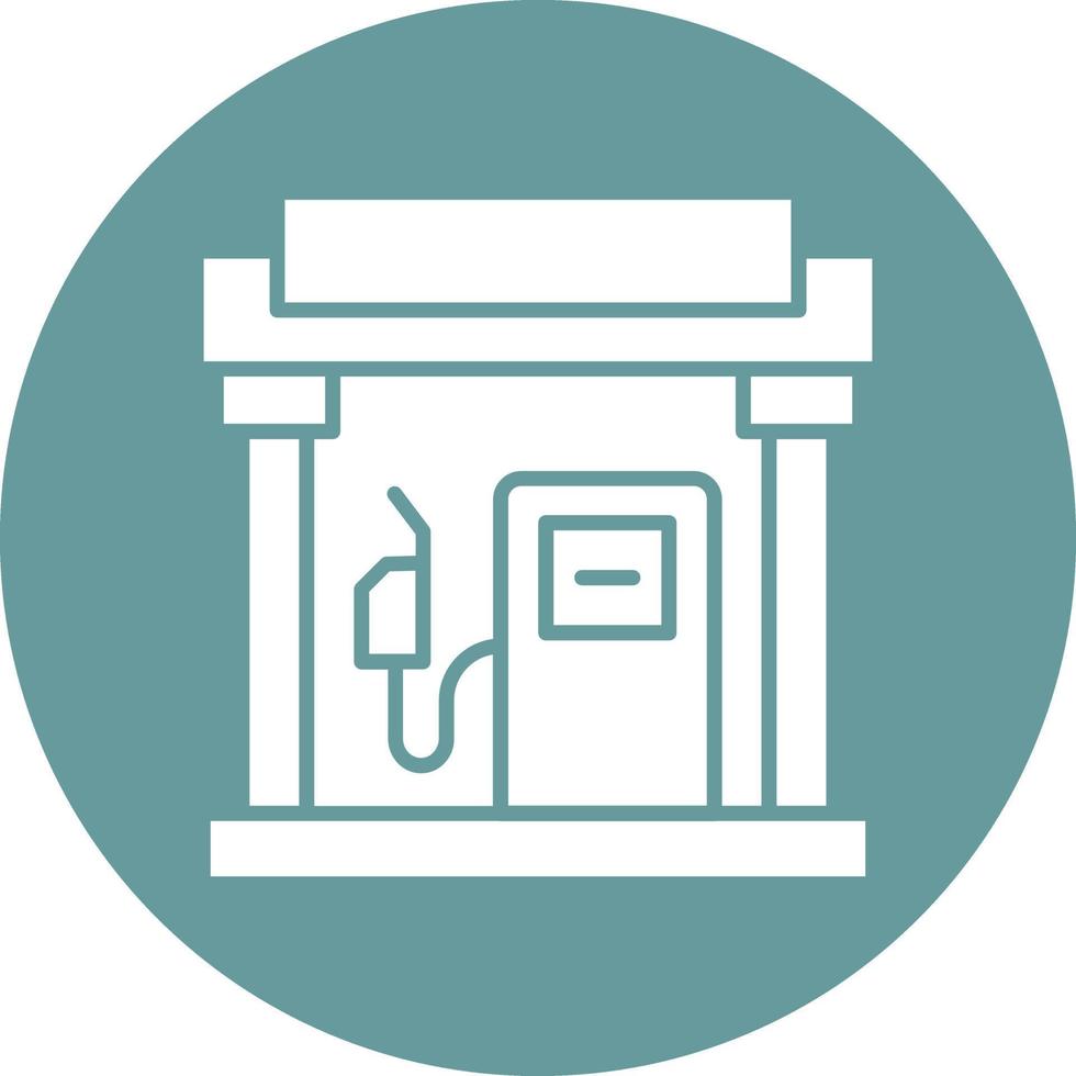 Vector Design Petrol Station Icon Style