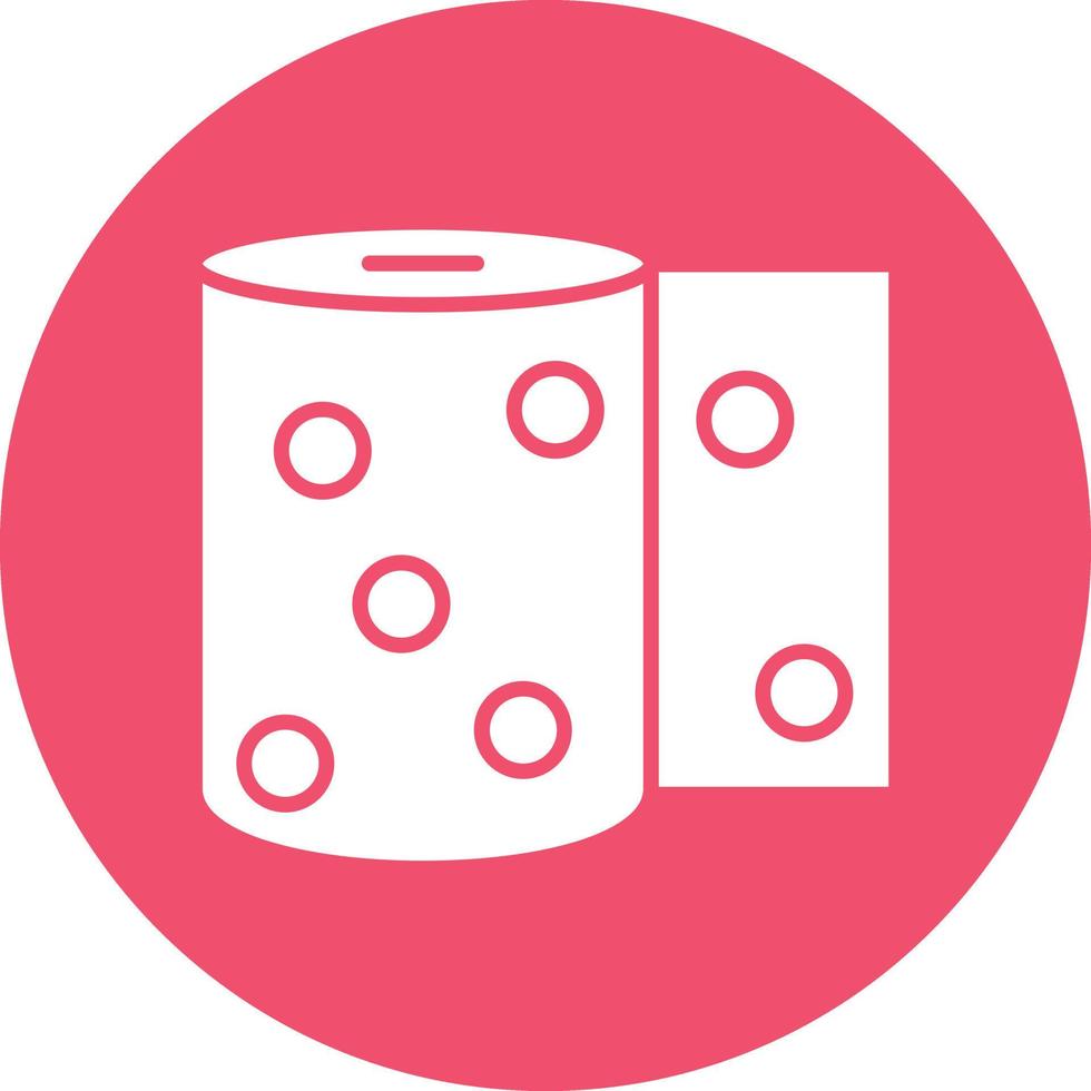 Vector Design Toilet Paper Icon Style