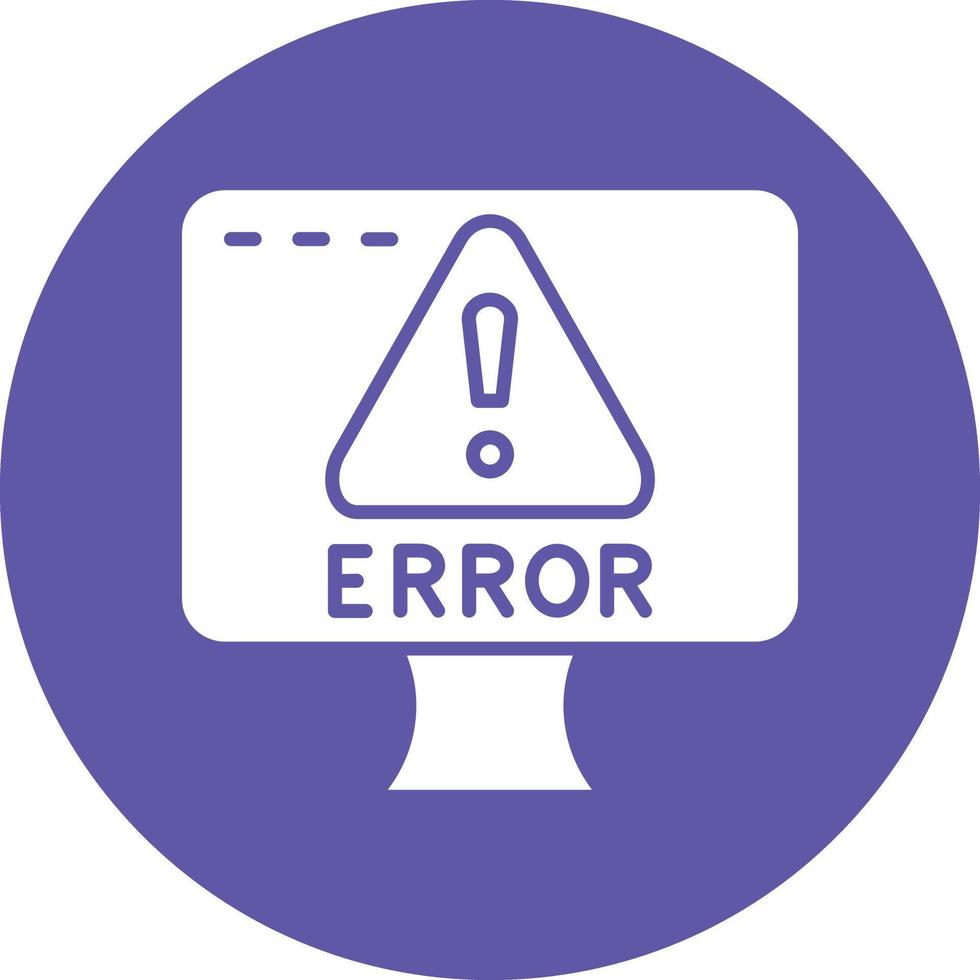Vector Design Error Icon Style