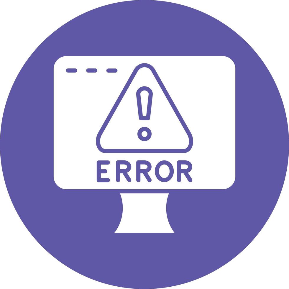 Vector Design Error Icon Style