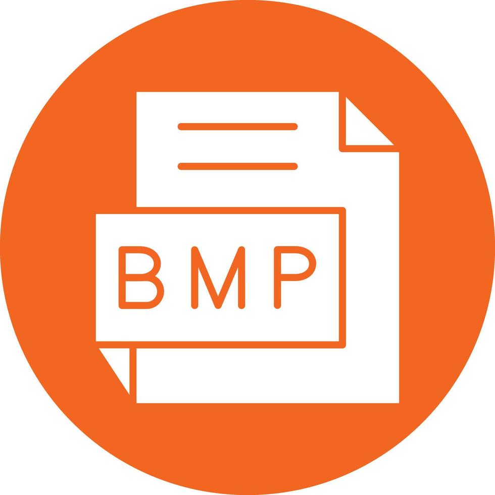 Vector Design BMP Icon Style