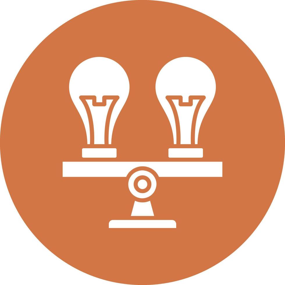 Vector Design Comparison Icon Style