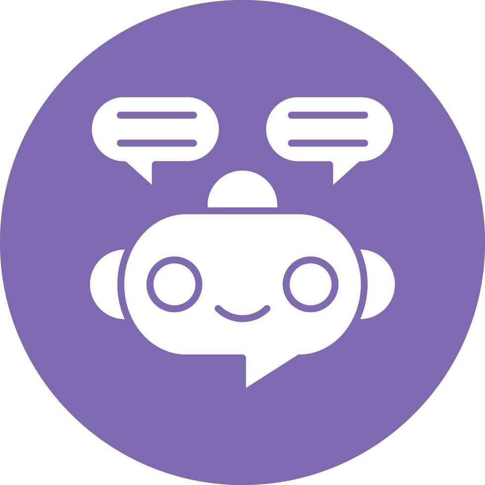 Vector Design Chatbot Icon Style