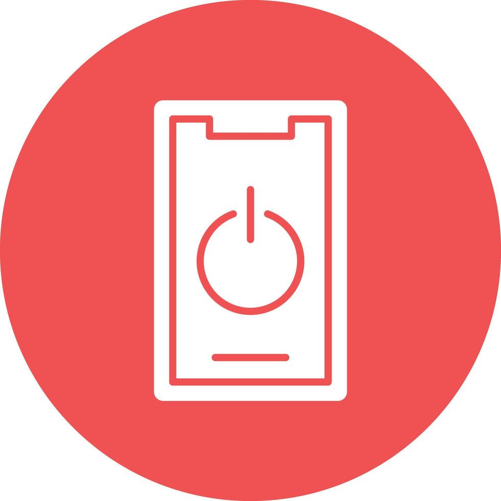 Vector Design Mobile Power Icon Style