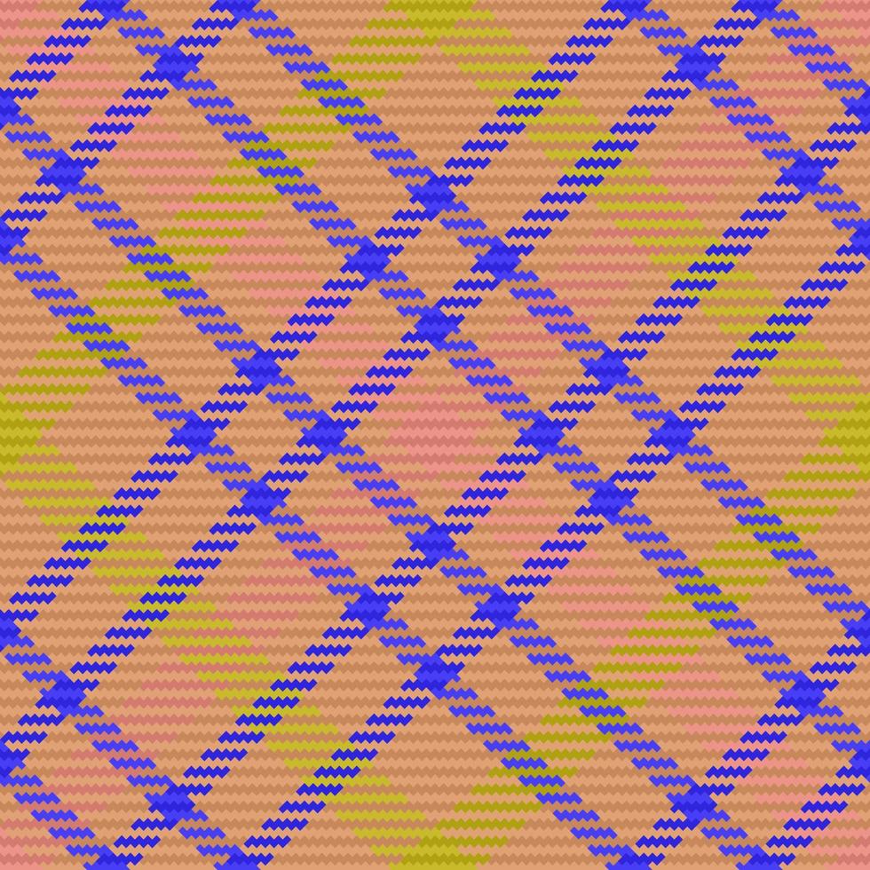 Pattern vector seamless. Check fabric background. Texture tartan textile plaid.