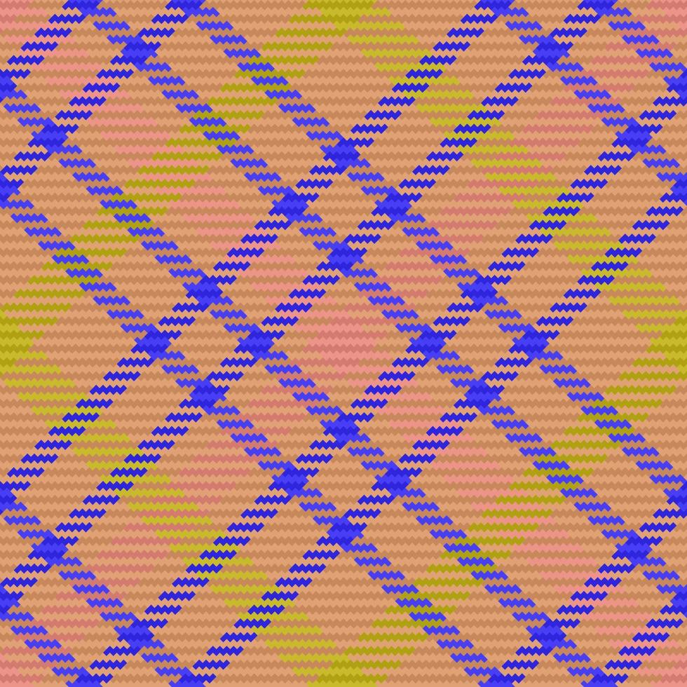 Pattern vector seamless. Check fabric background. Texture tartan textile plaid.