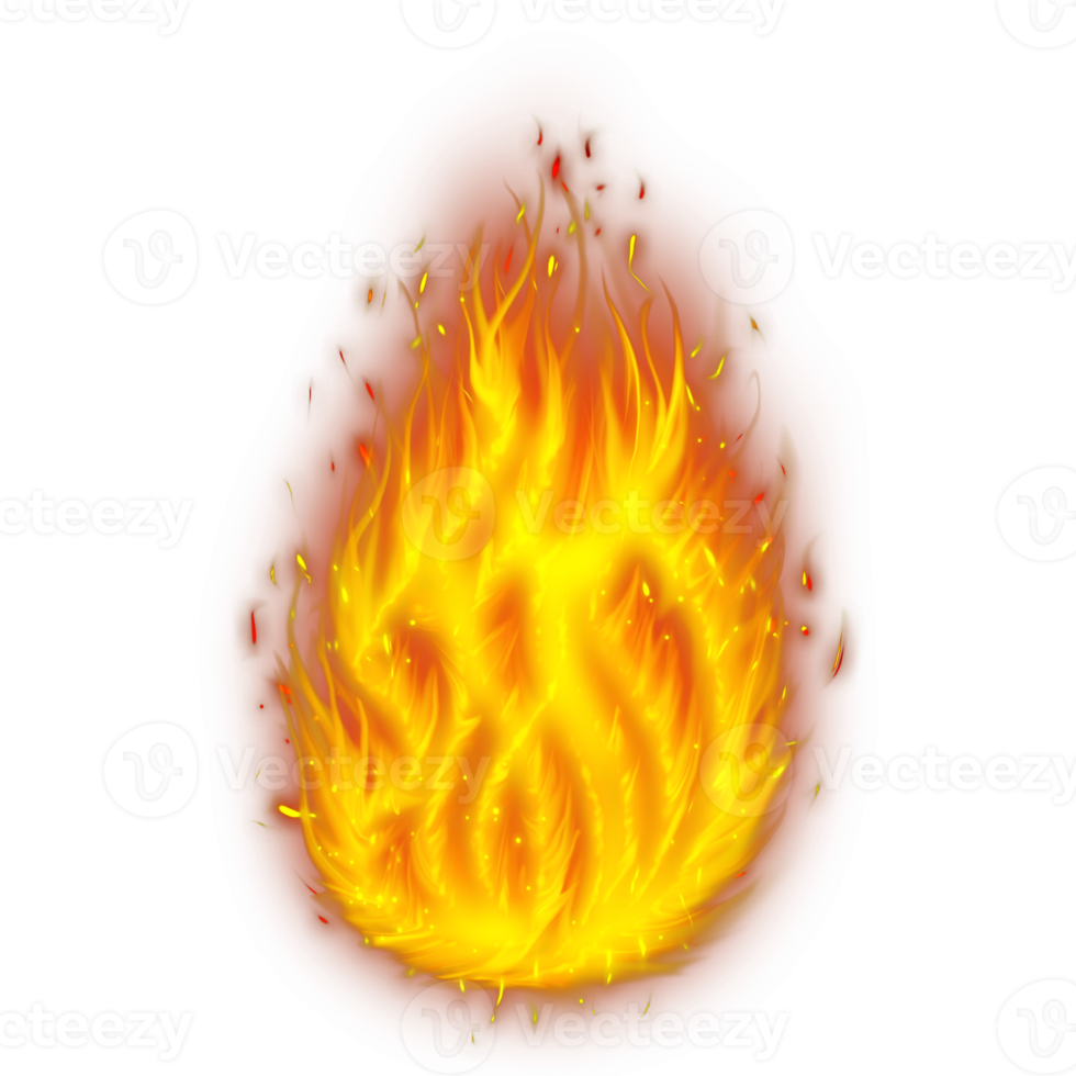 Realistic burning fire flames, Burning hot sparks realistic fire flame, Fire flames effect png