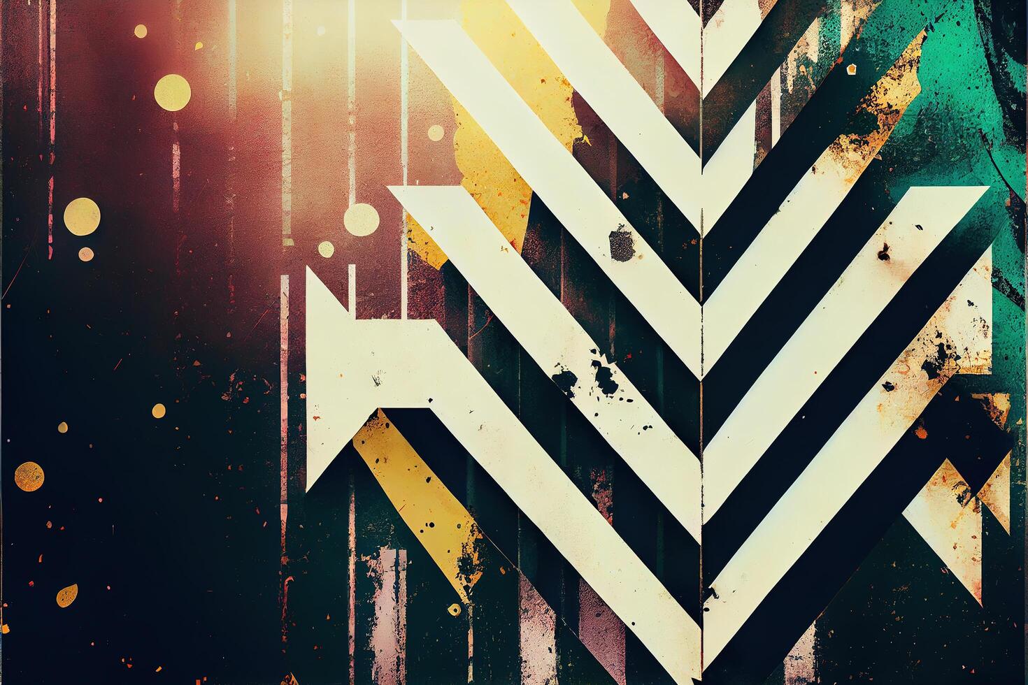 Abstract grunge background with arrows. photo