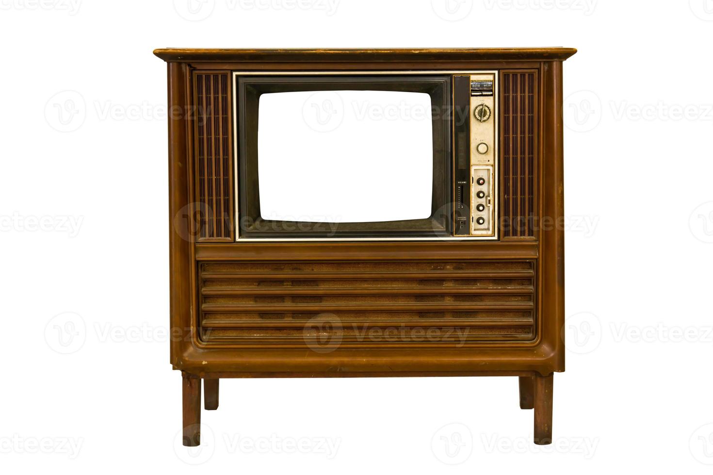 televisor antiguo retro foto