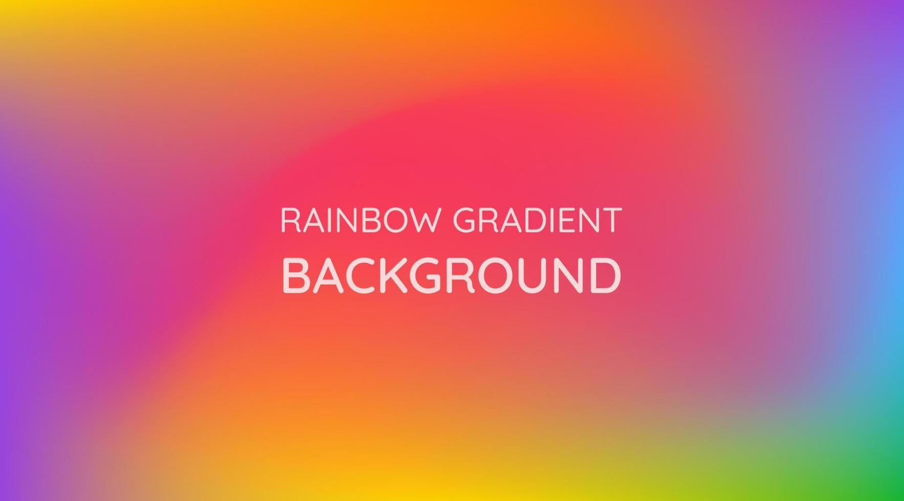 Rainbow gradient horizontal background. Vector blurry abstract designs.