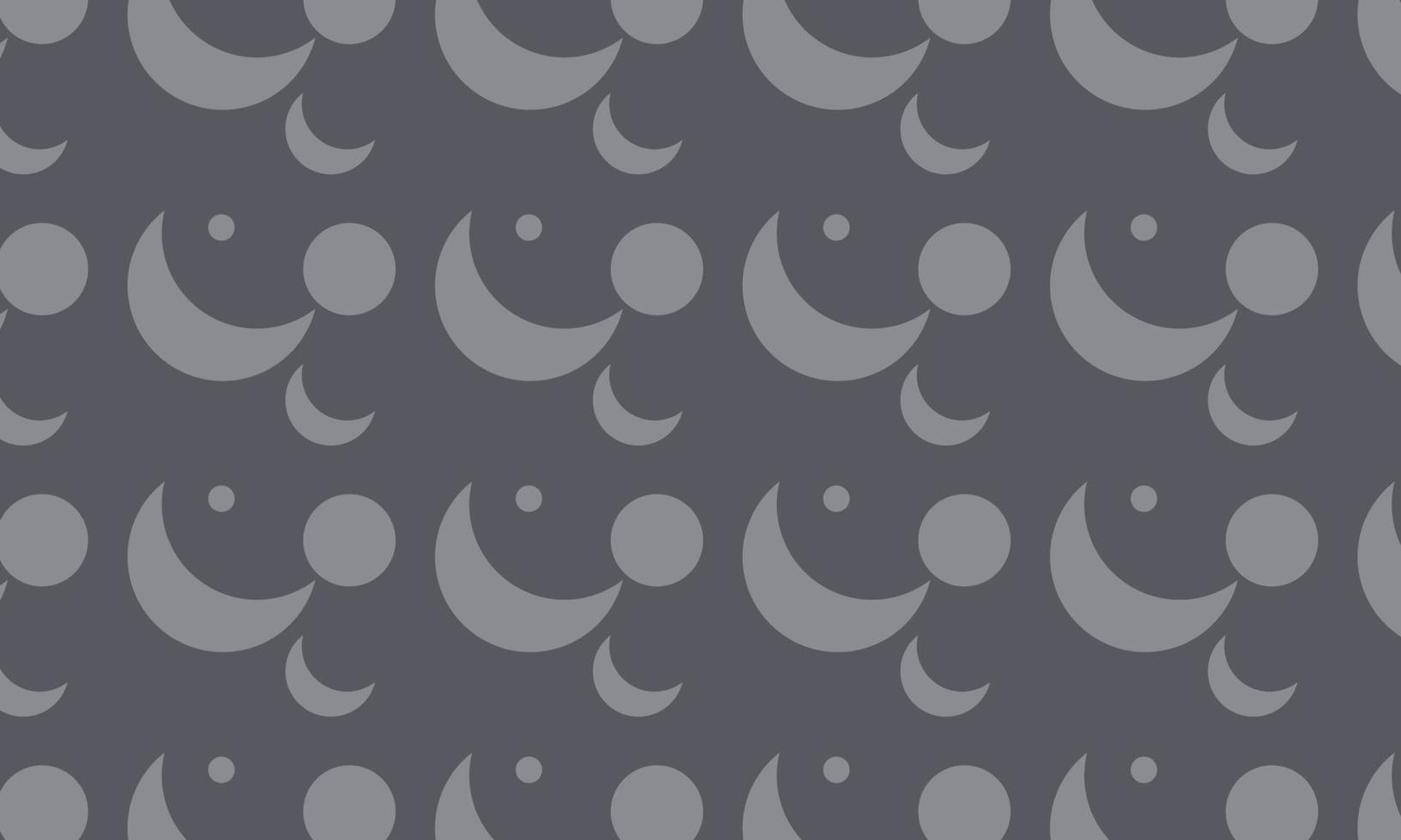 vector seamless pattern moon