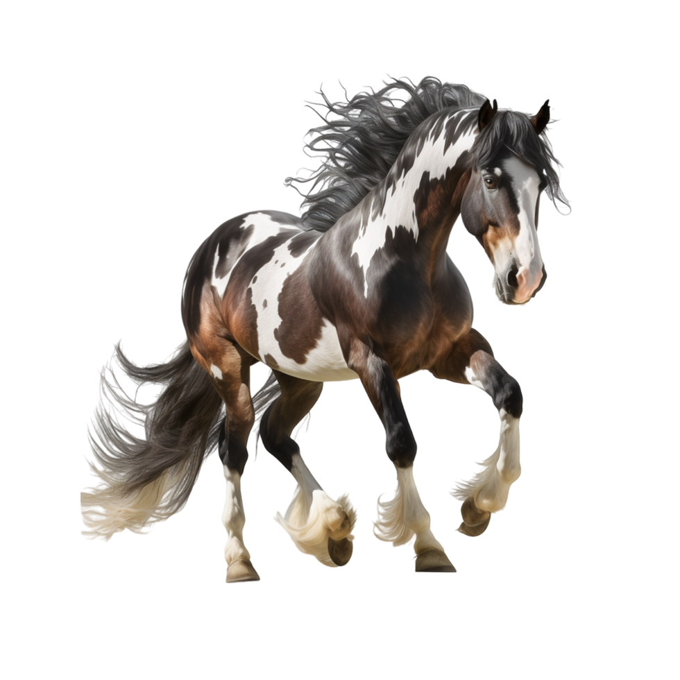 caballo animal realista blanco antecedentes transparente png