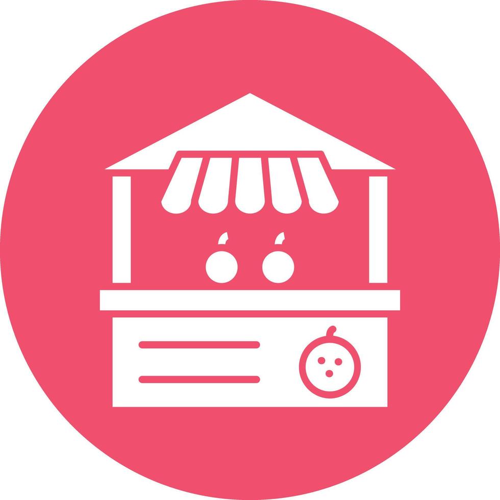 Vector Design Fruit Stall Icon Style
