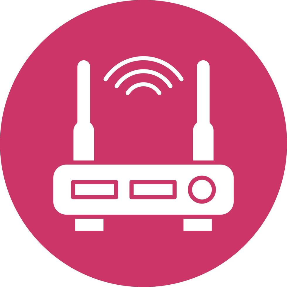 Vector Design Wifi Router Icon Style