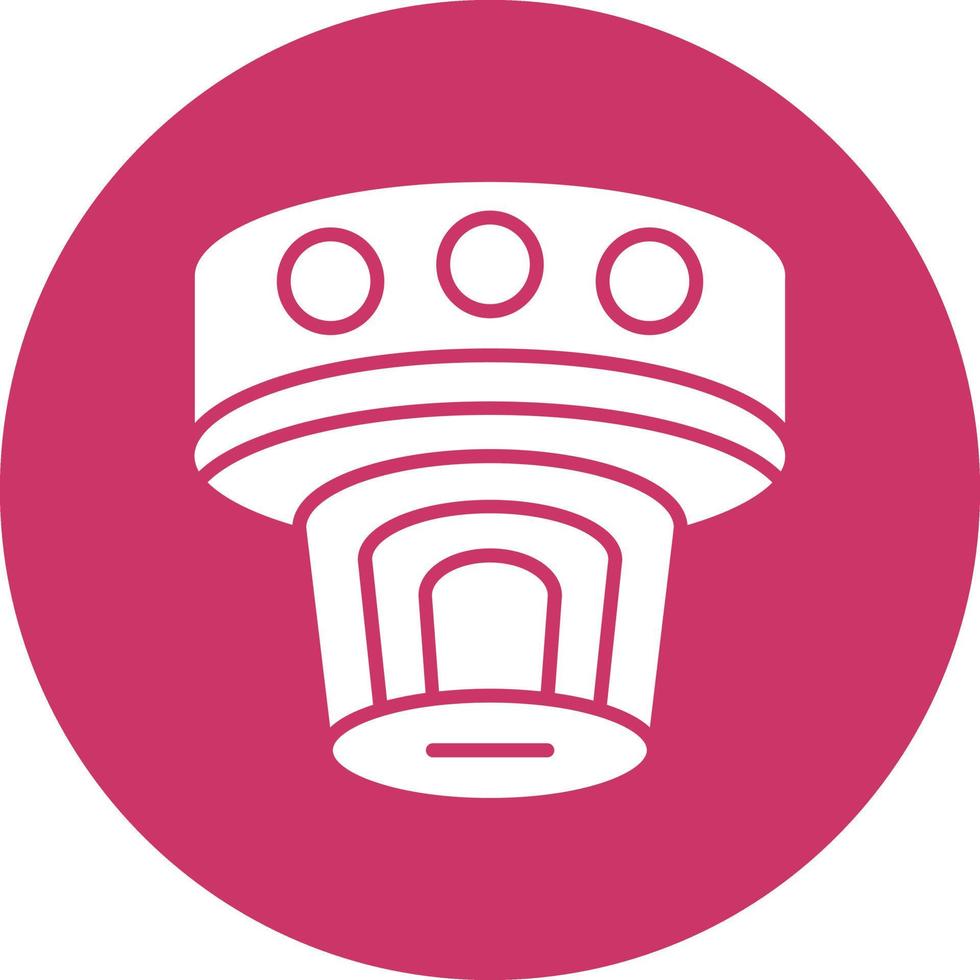 Vector Design Smoke Detector Icon Style