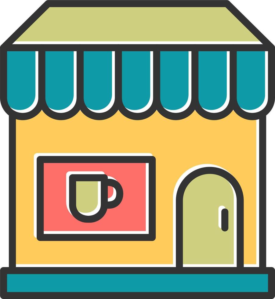 Coffee Shop Vector Icon