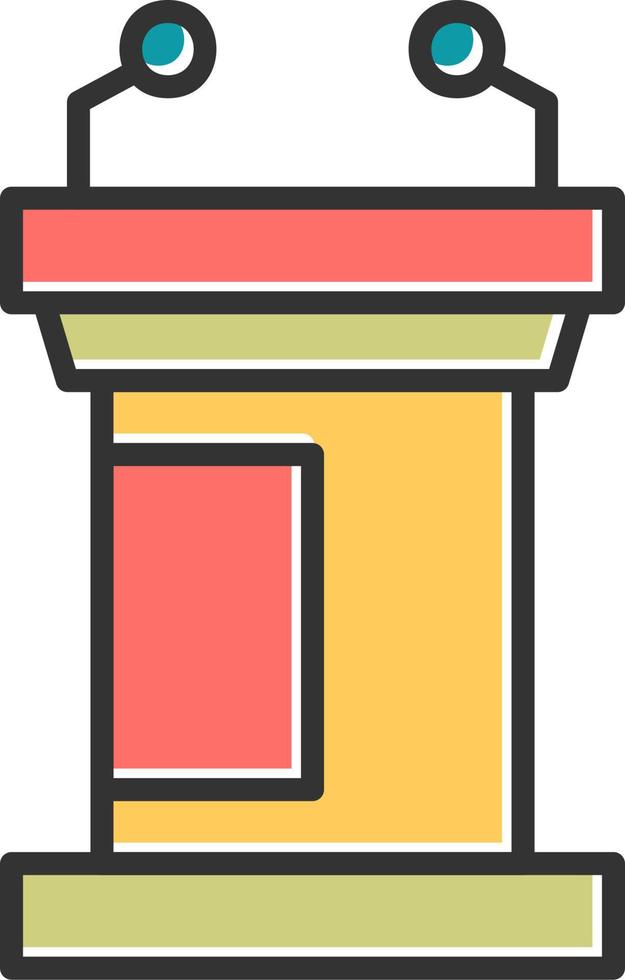 Podium Vector Icon