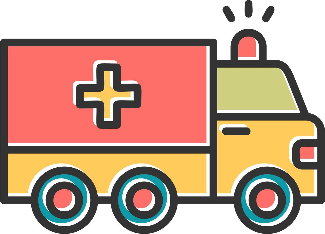 Ambulance Vector Icon