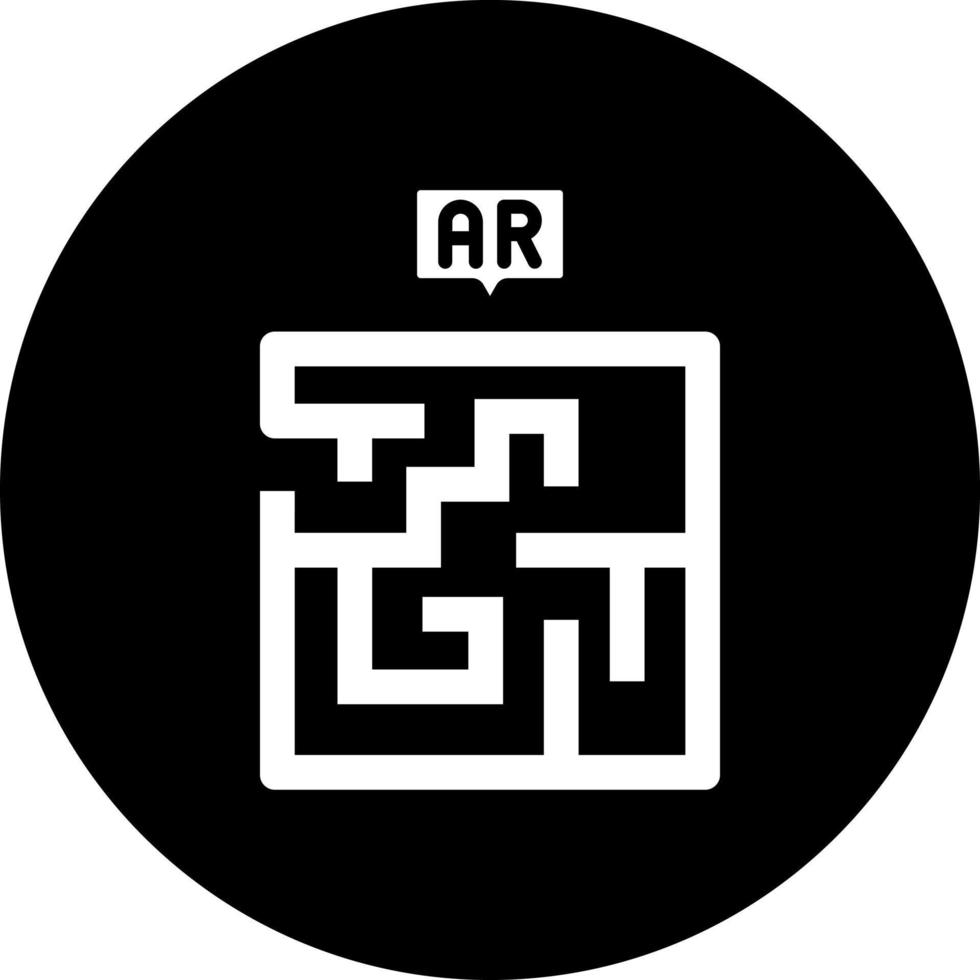 Ar Maze Vector Icon Style