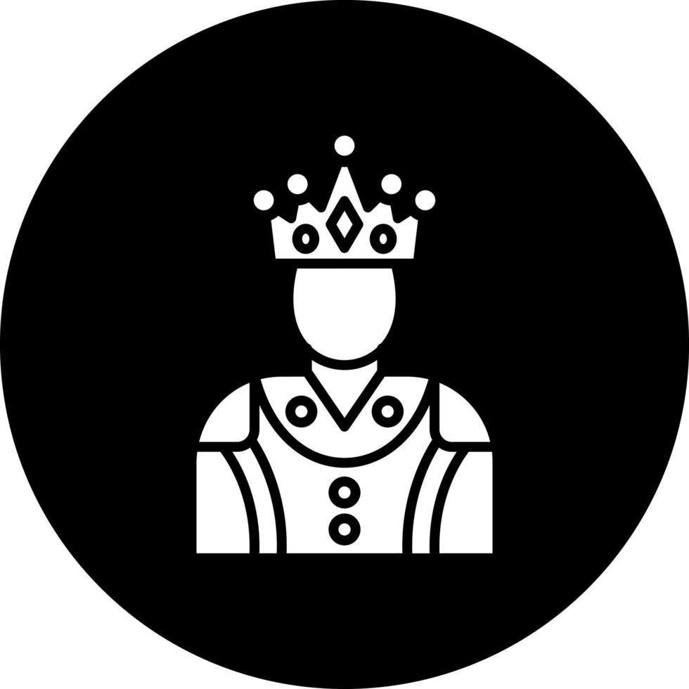 King Vector Icon Style