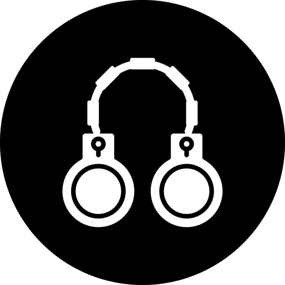 Handcuffs Vector Icon Style