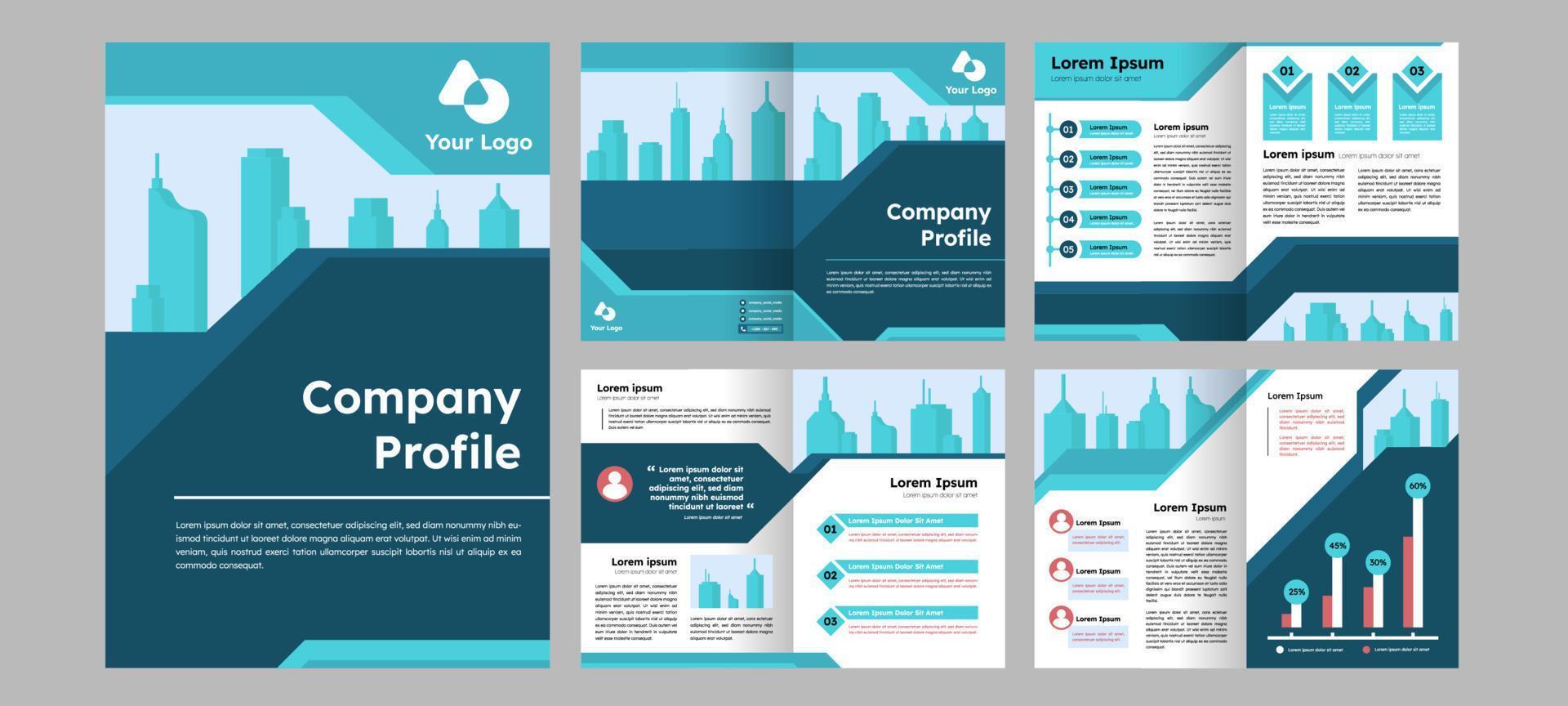 Company Profile Template vector