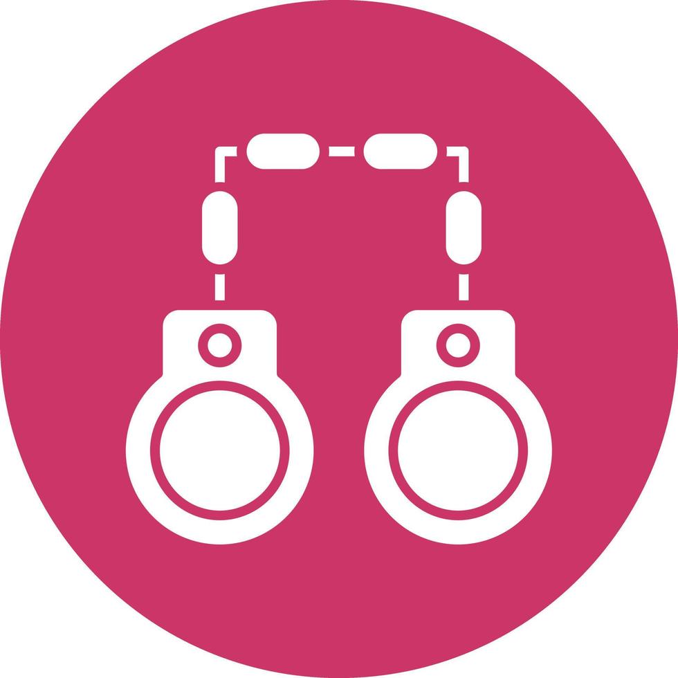Vector Design Handcuffs Icon Style
