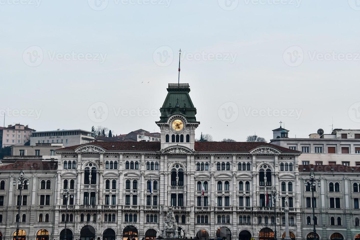 Buildings in the city photo