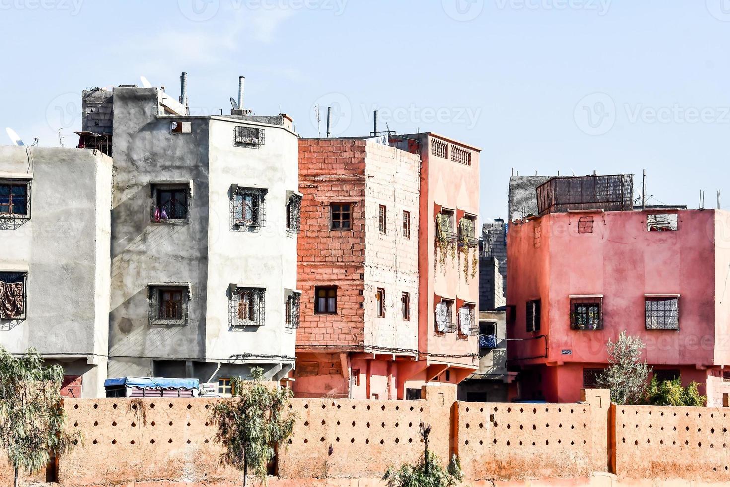 Buildings in the city photo