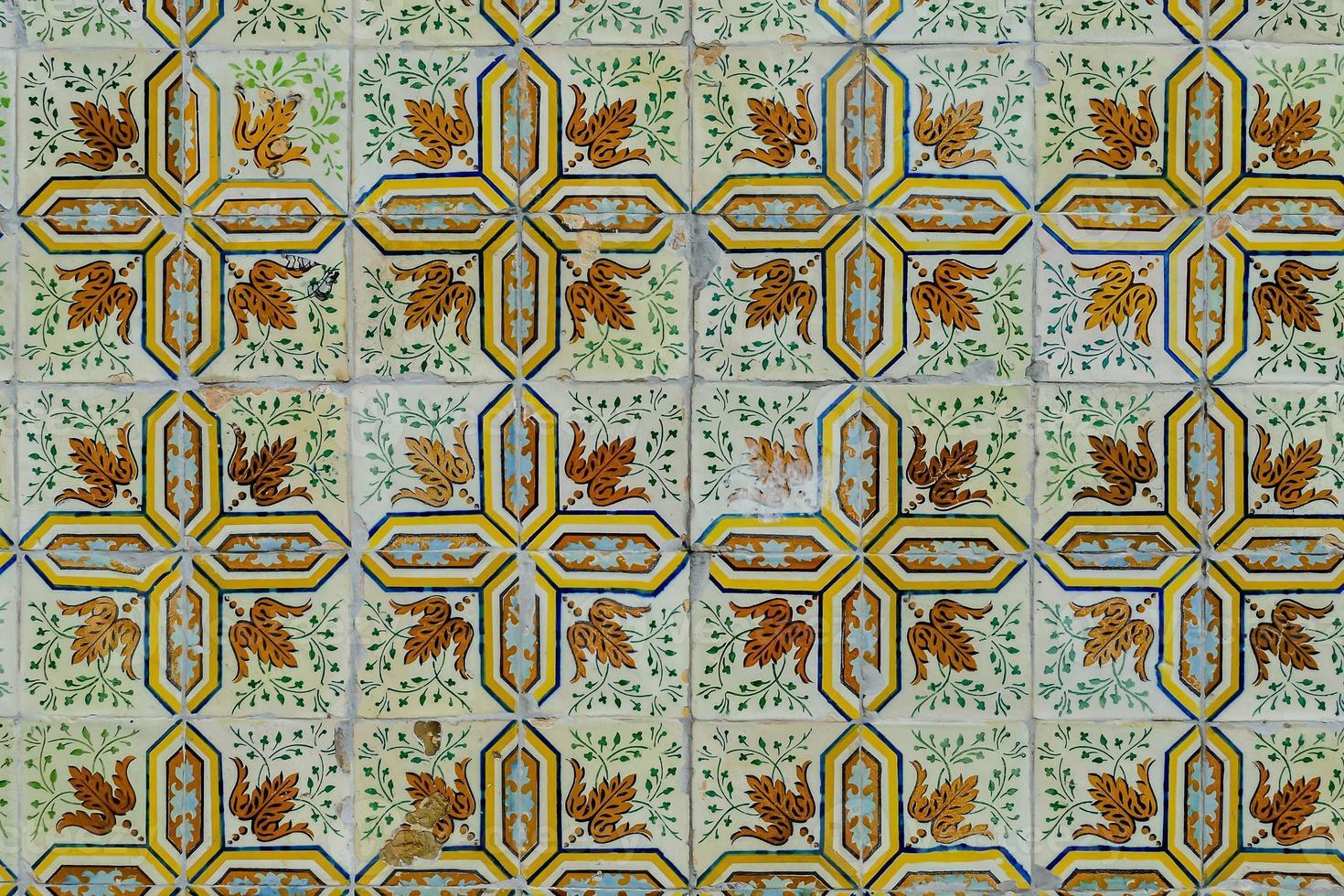 Ornate tile pattern photo