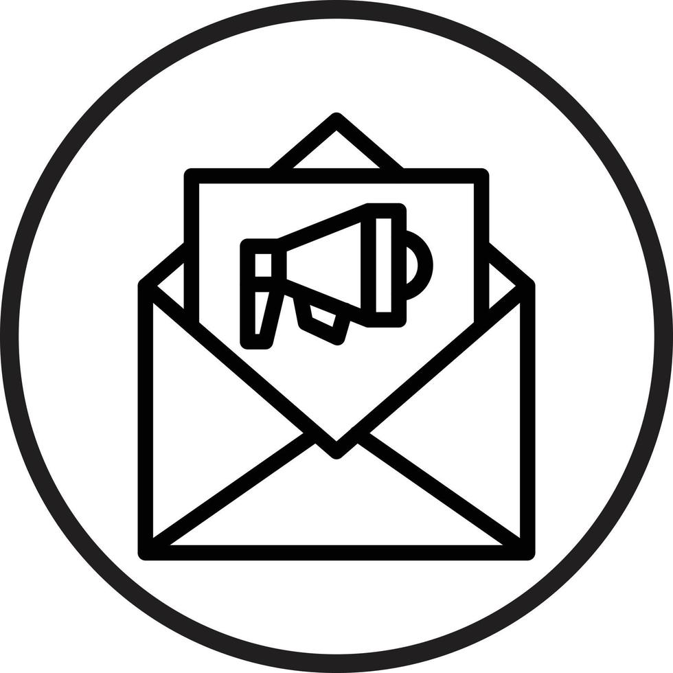 correo electrónico márketing vector icono estilo