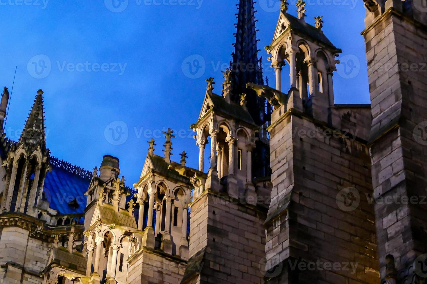 Buildings in the city photo