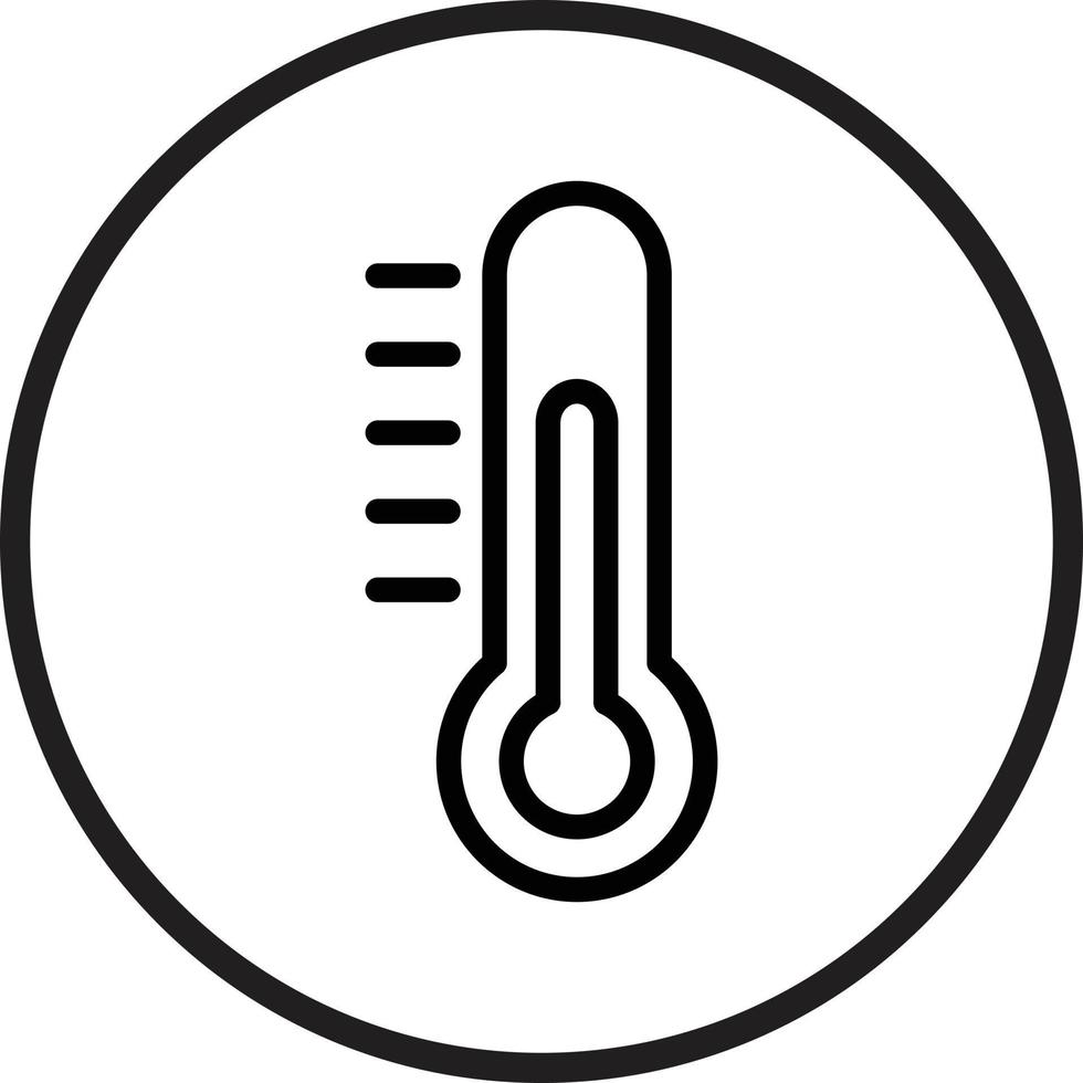 termómetro vector icono estilo