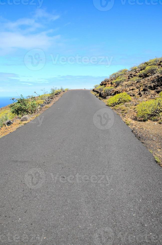 Scenic road view photo