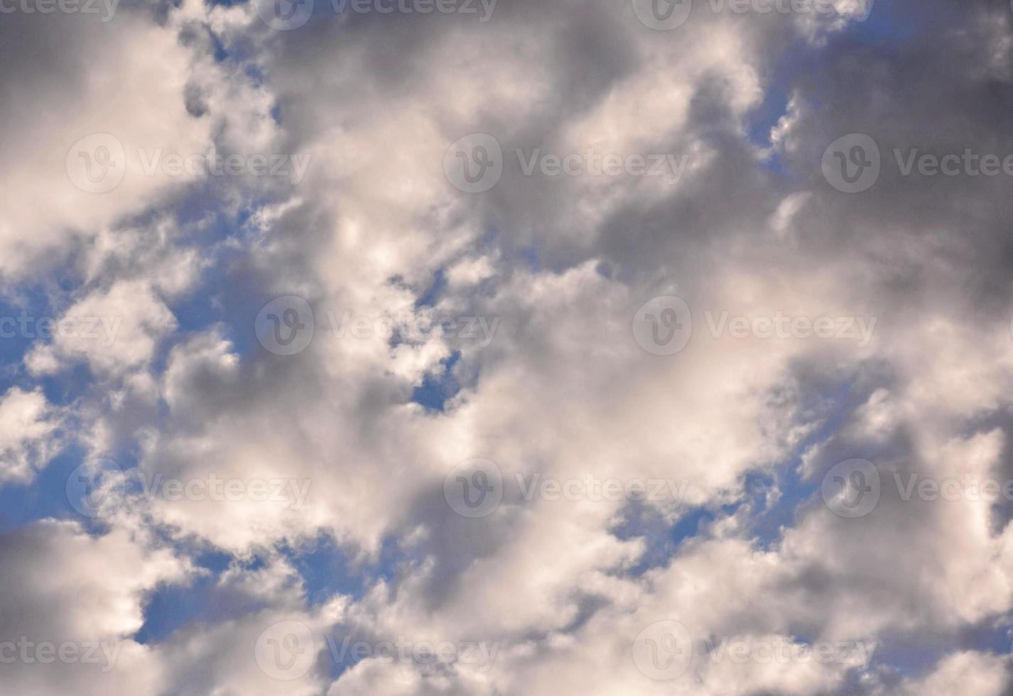 Sky with clouds photo