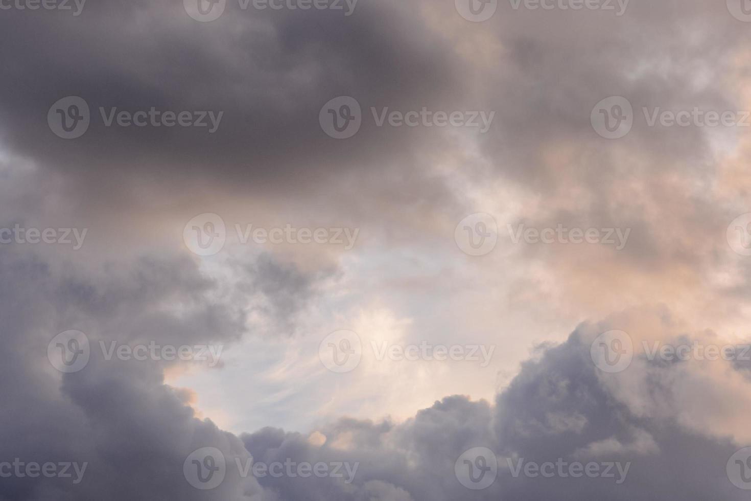 Sky with clouds photo