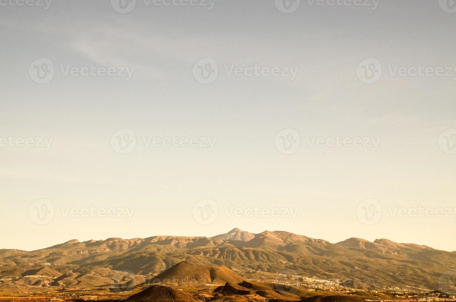 vista panorámica de la montaña foto