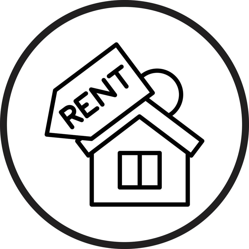 House Rent Vector Icon Style 22635550 Vector Art at Vecteezy
